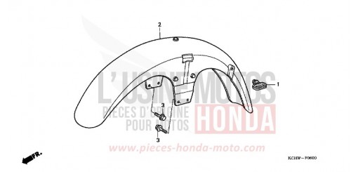 KOTFLUEGEL, VORNE CG125W de 1998